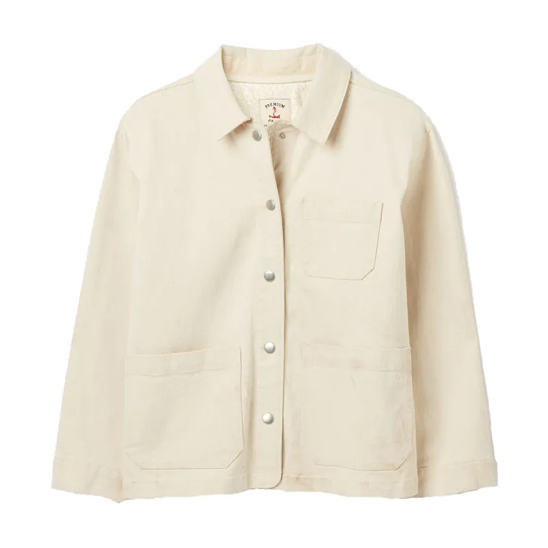 Joules Alice Denim Jacket - Ecru